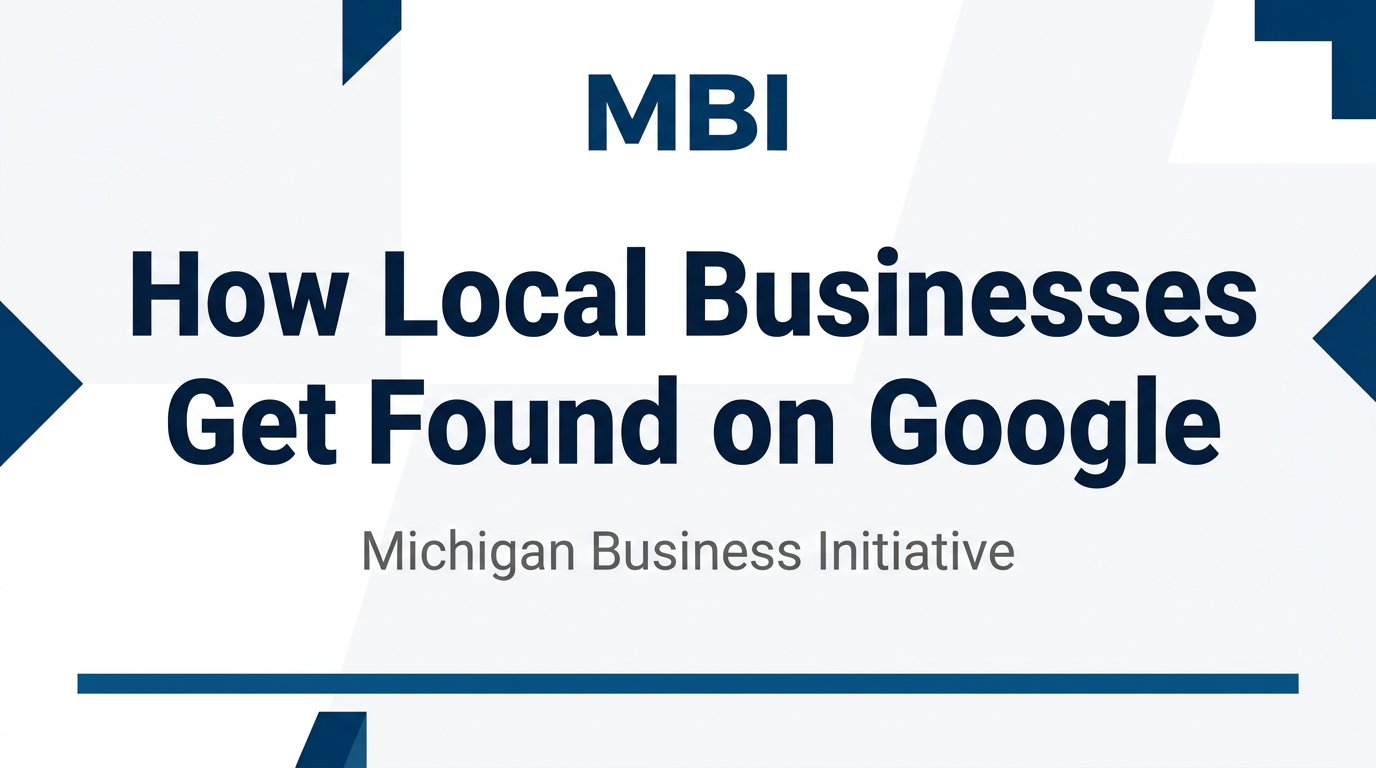 How Local Businesses Get Found on Google