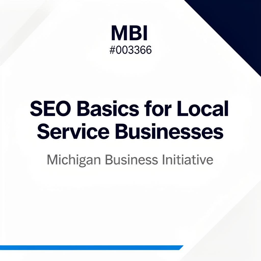 SEO Basics for Local Service Businesses